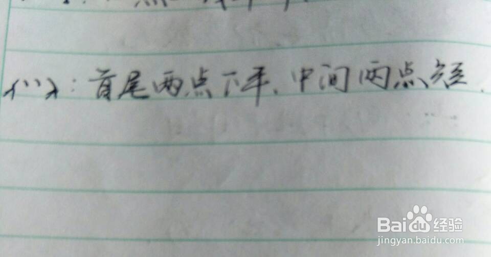 偏旁部首——四点底怎么写