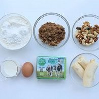 过年回家美食记31--香蕉坚果麦芬