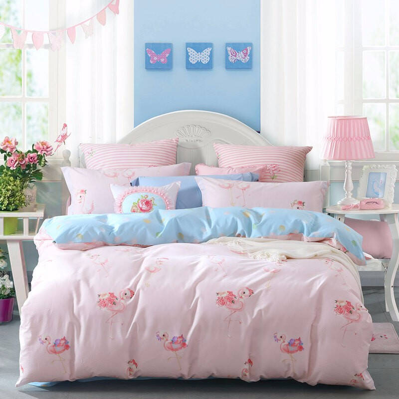 舒爽透气的5款清新棉质四件套