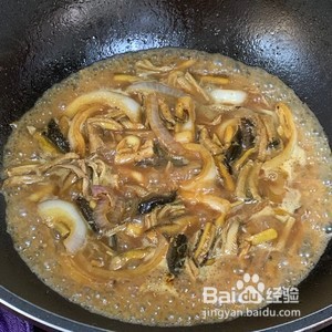 洋葱爆炒鳝丝制作过程