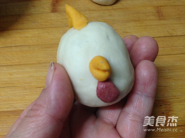 萌“鸡”贺春（小鸡豆沙包）