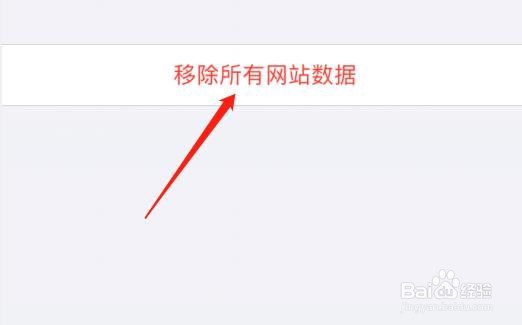 Safari浏览器中怎么移除所有网站数据