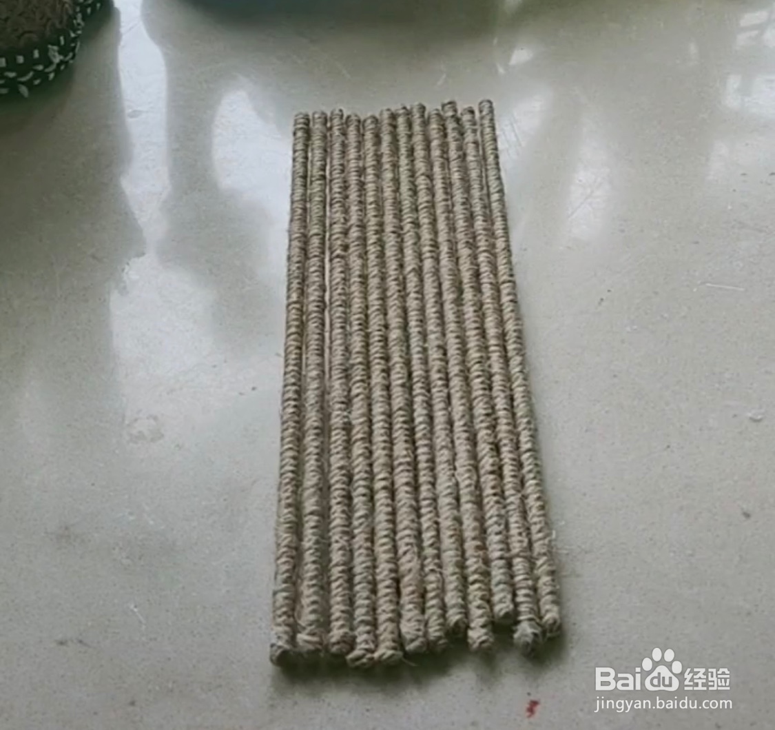 教你用麻布制作相框