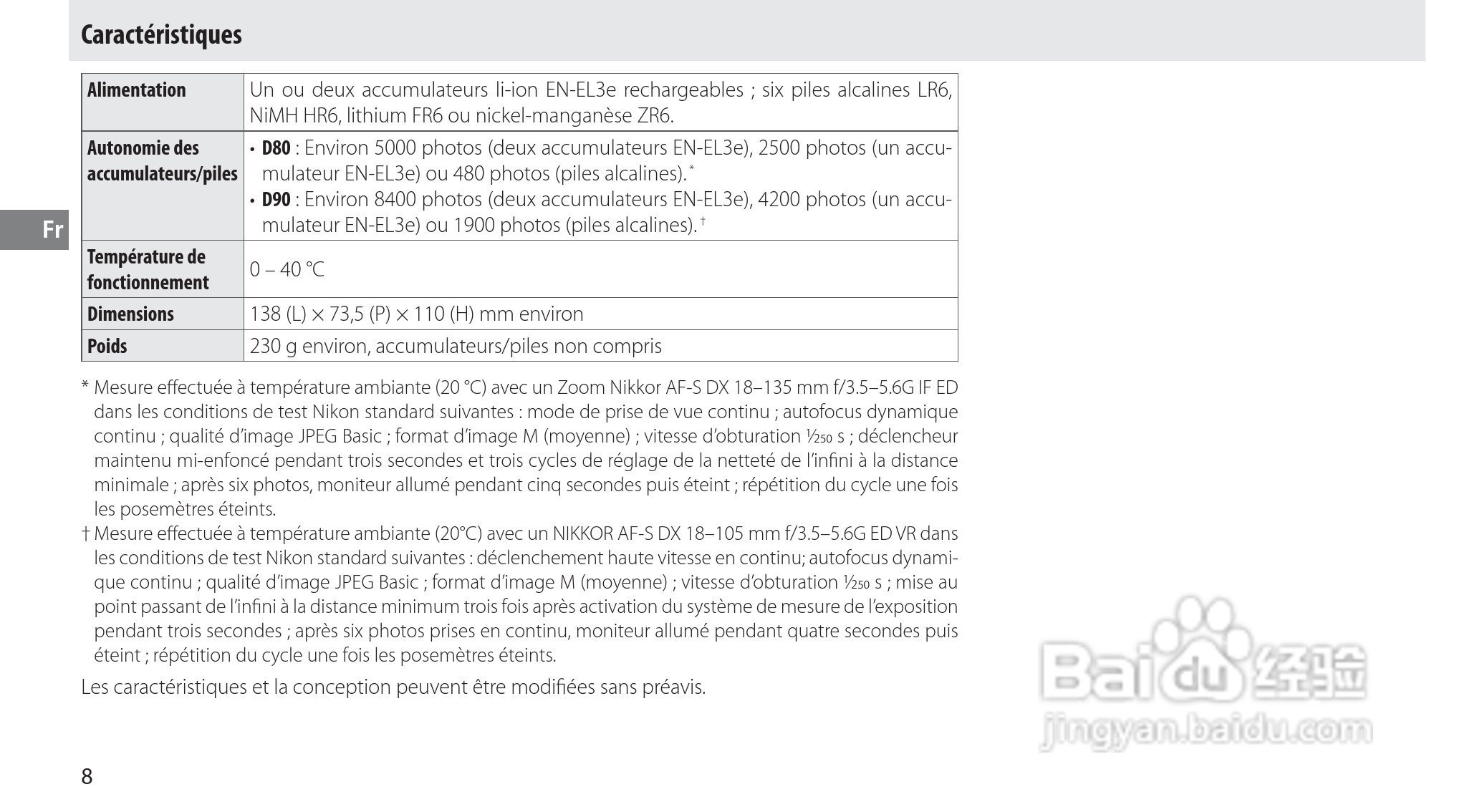 Nokon MB-D80数码单反相机使用说明书:[4]