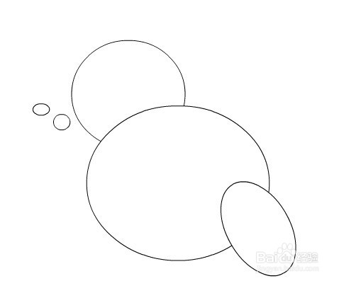 flash绘制一只白色卡通鸡