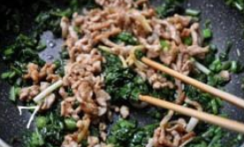 雪菜肉丝乌冬面做法