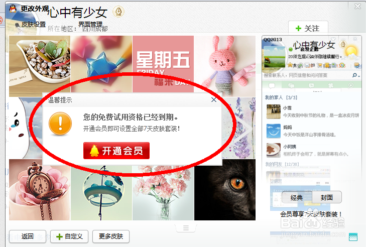 qq2013皮肤怎么换