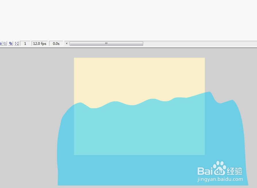 flash如何绘制沙滩上的水冲刷效果