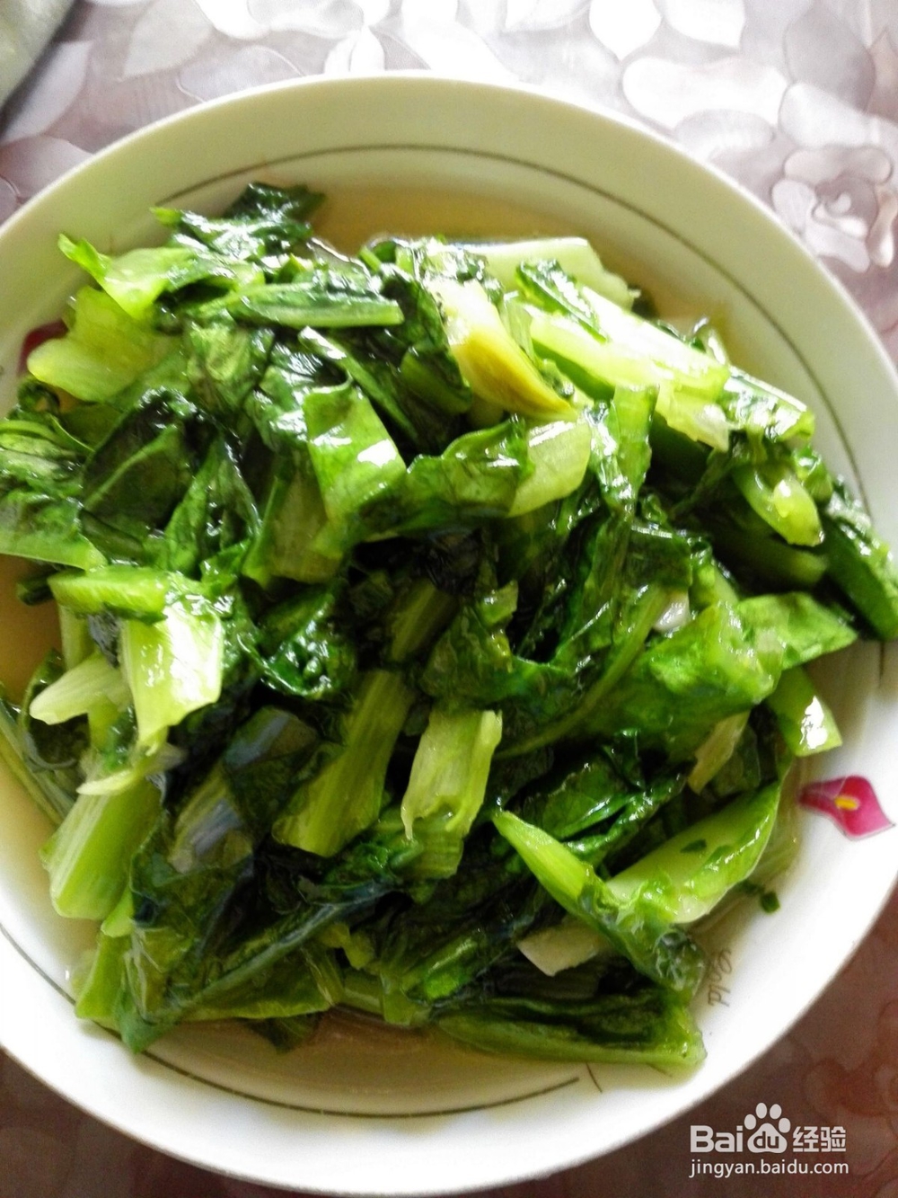 怎样制作素炒生菜