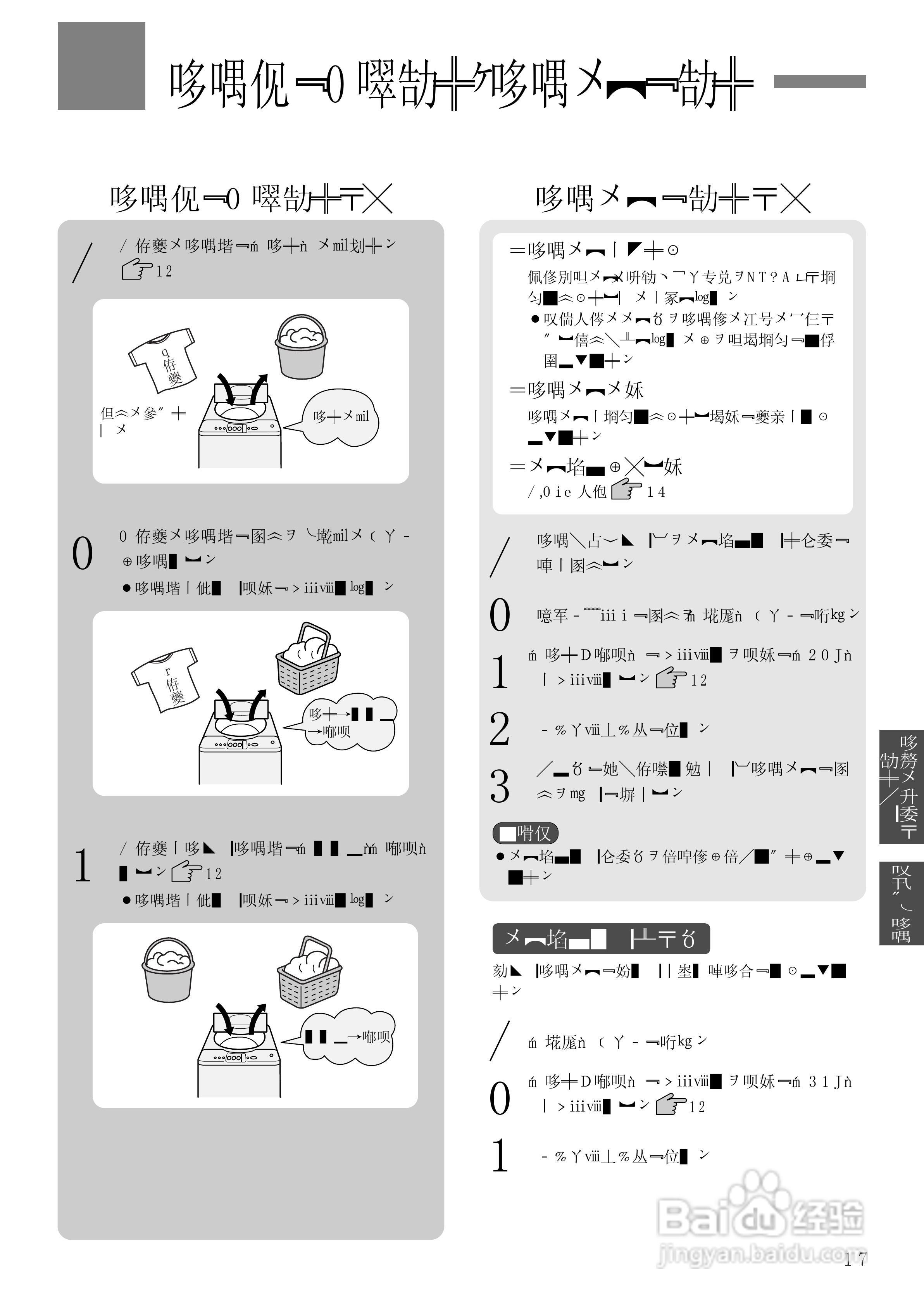 HITACHI NW-6SD全自动电器洗衣机说明书:[4]