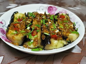 蒜蓉茄子很美味