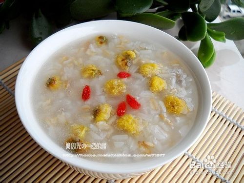 菊花燕麦粥