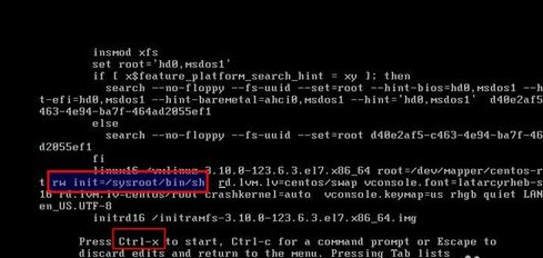 CentOS7密码忘记重置密码