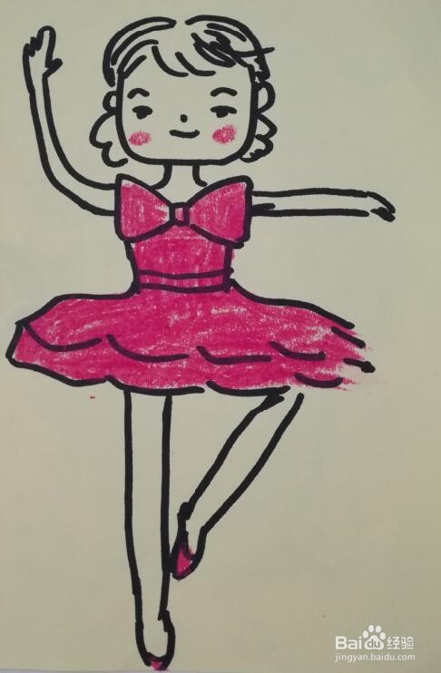 女孩的画法 女孩的简笔画