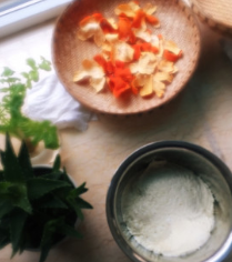 芝士椰油底薄饼水果挞比萨的做法