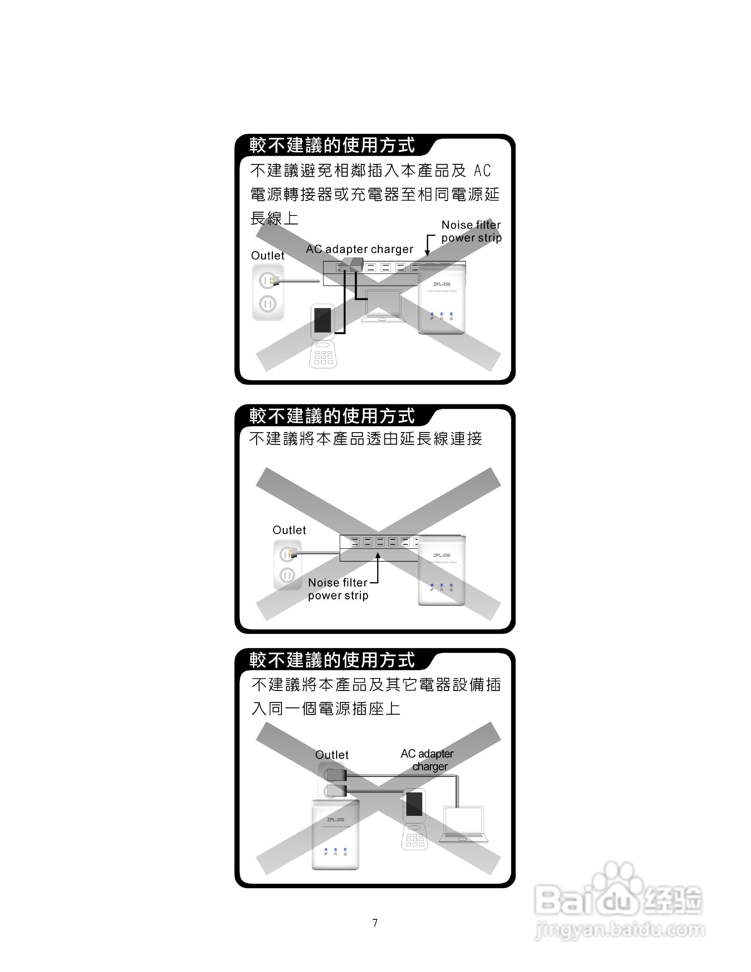 Full HD1080P ZPL-200/ZPL-204电力线网路桥接器使用手:[1]