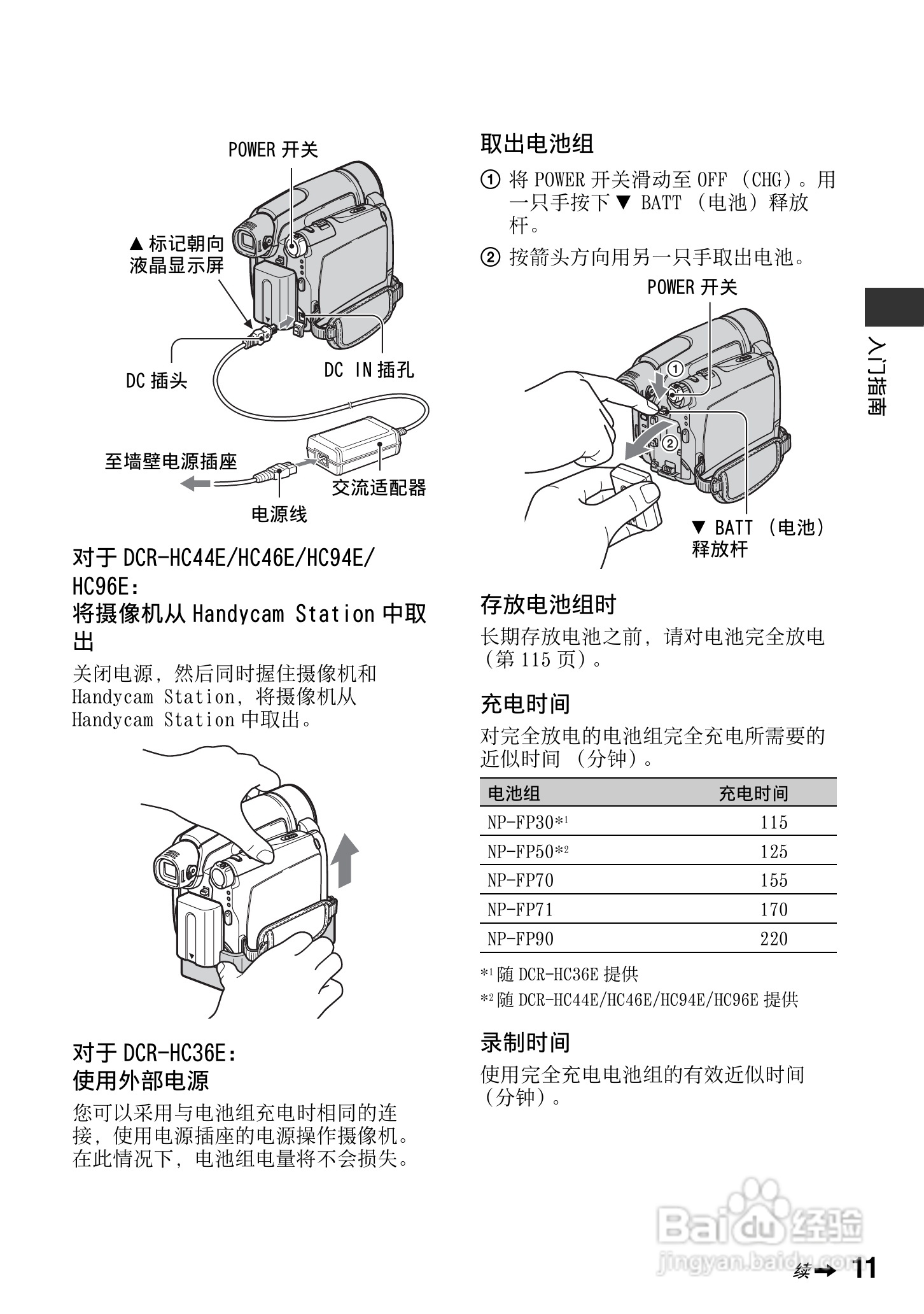 索尼DCR-HC94E数码摄像机使用说明书:[2]