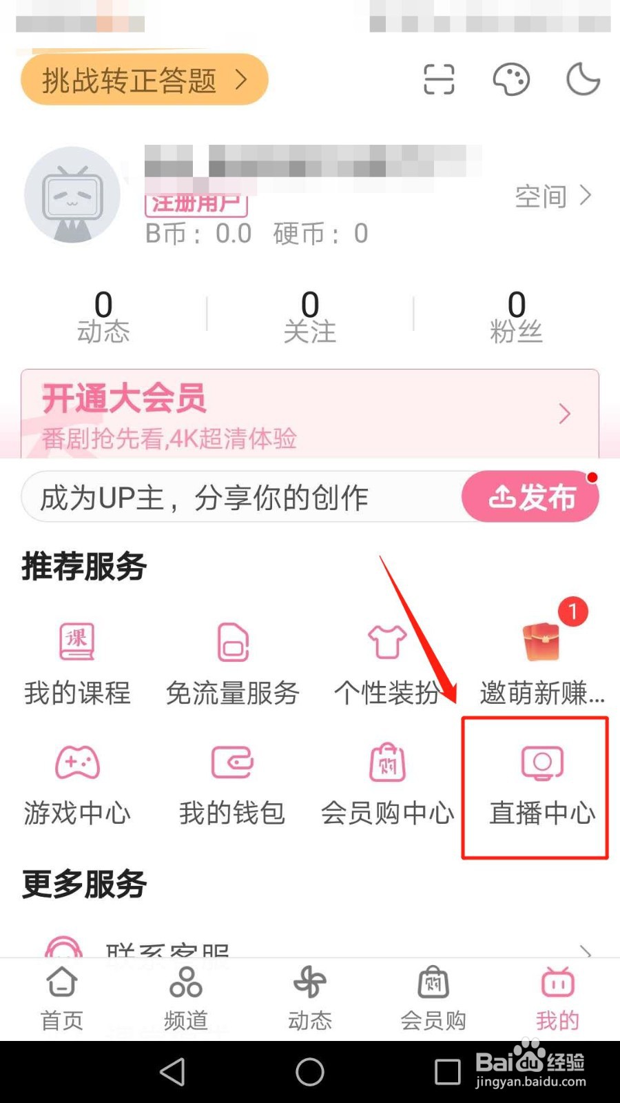 哔哩哔哩怎么充值B币