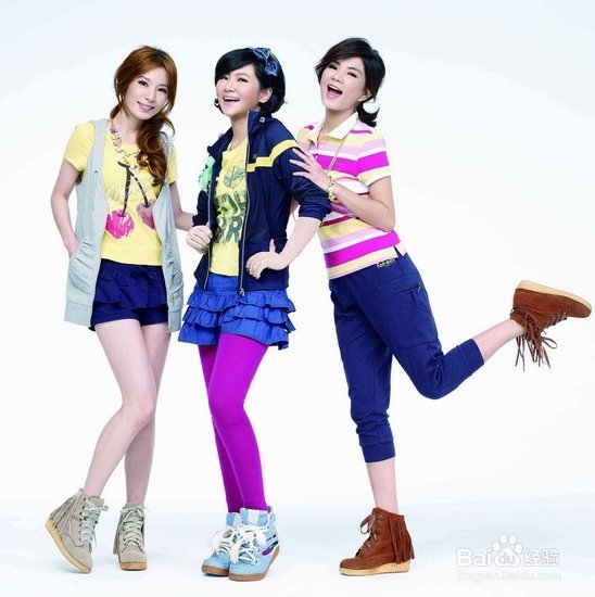 细数S.H.E亮丽发型蜕变-百度经验