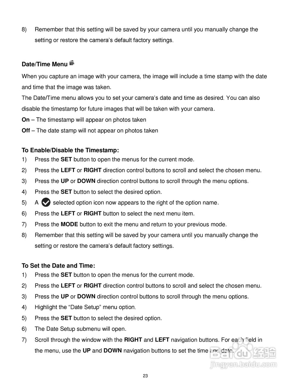 威达ViviCam T532数码相机使用说明书:[3]