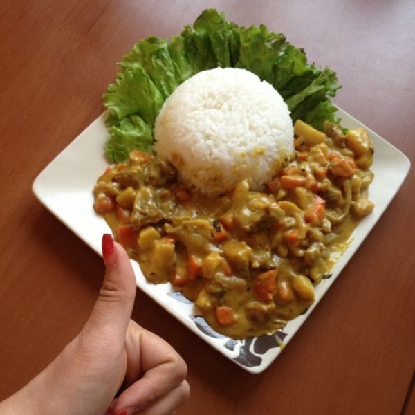 黄金牛肉咖喱饭