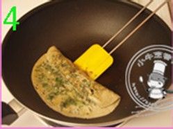 做厚蛋烧圆锅照样行!-香椿厚蛋烧