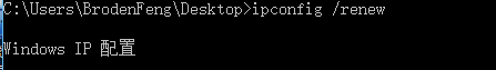 IPconfig常用命令