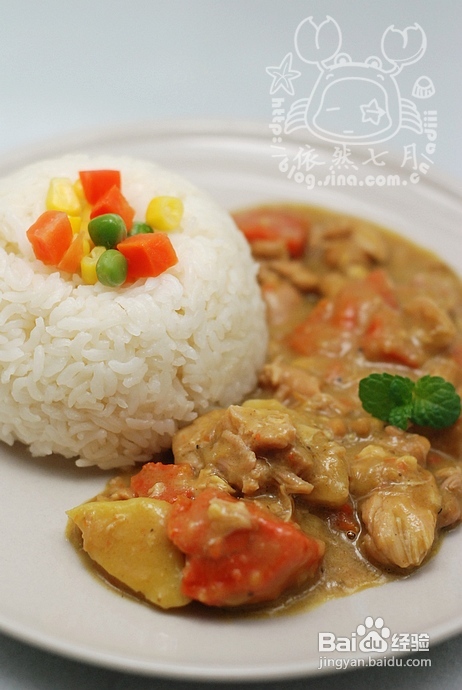 轻松做大厨之【泰式咖喱鸡肉饭+奶酪焗饭】