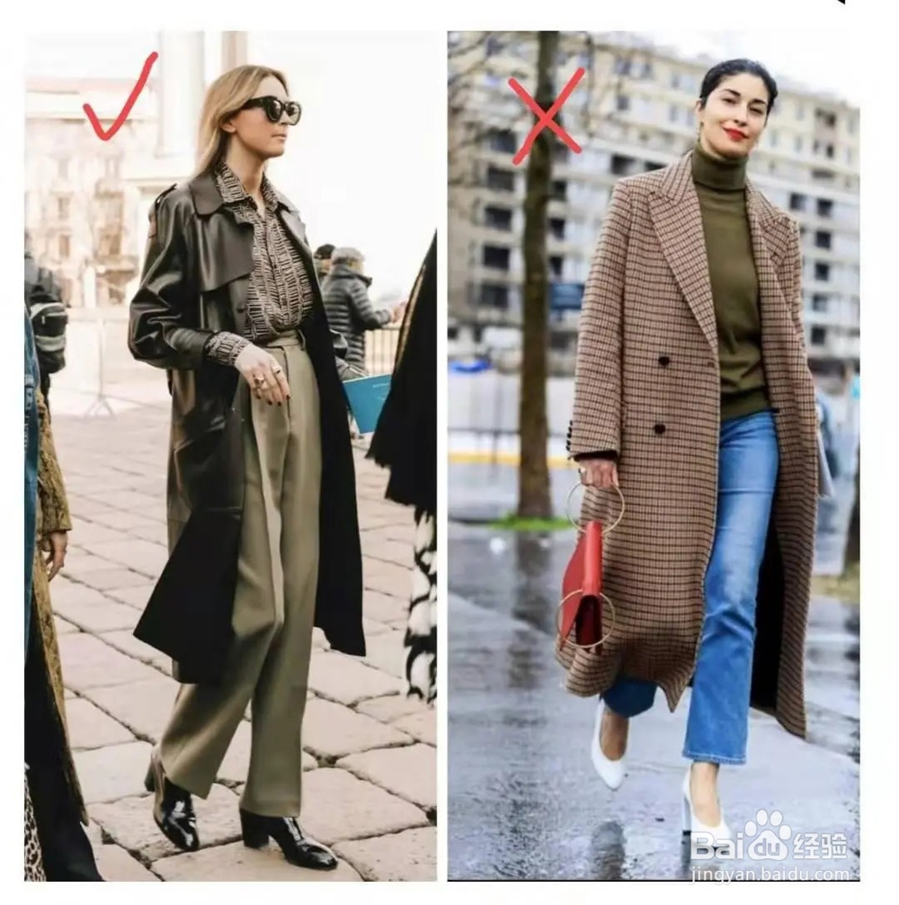 小个子女生的大衣穿搭法则，显高又好看