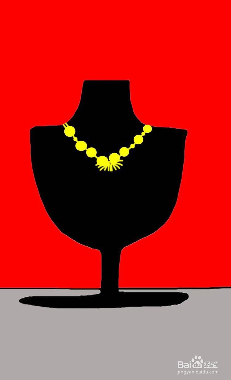 简笔画教程之项链