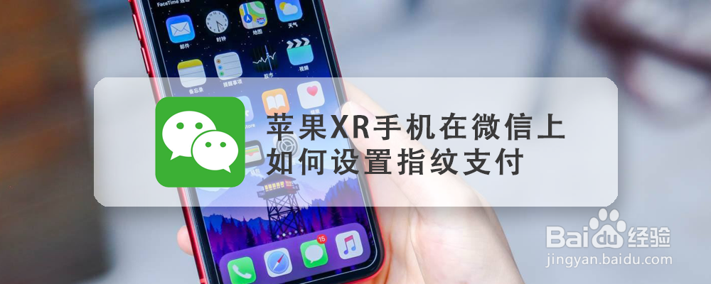 <b>苹果XR手机在微信上如何设置指纹支付</b>