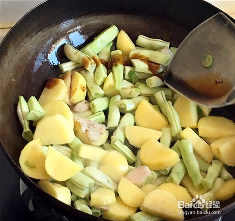 初学家常菜系列之芸豆炖土豆