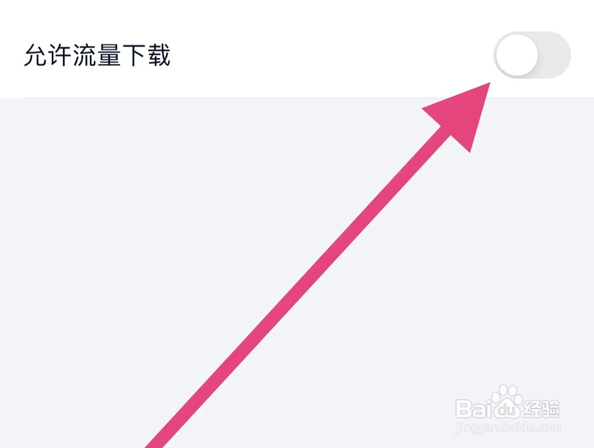 爱奇艺极速版关闭流量下载功能