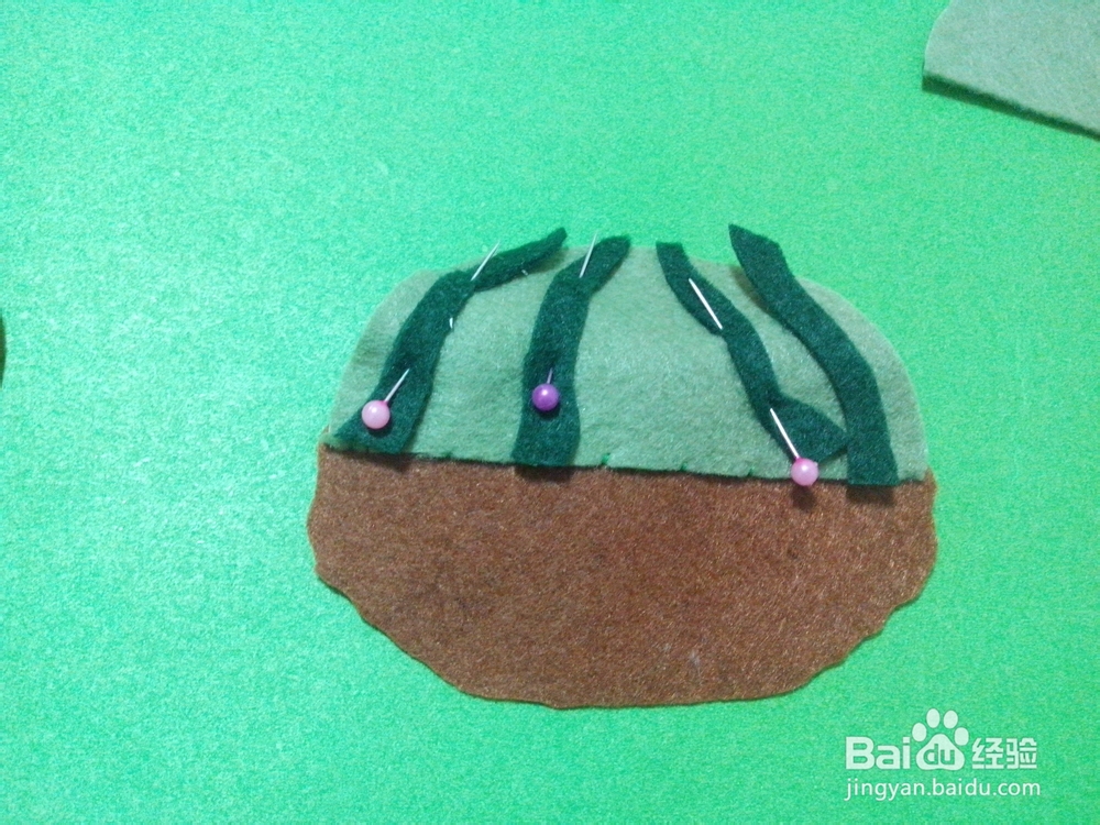 不织布西瓜小人钥匙包