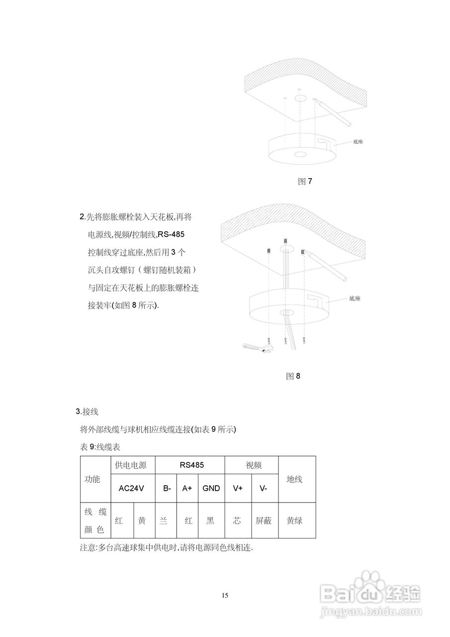 亚安YS5803T/YS5803CT热成像中速球型摄像机用户手册