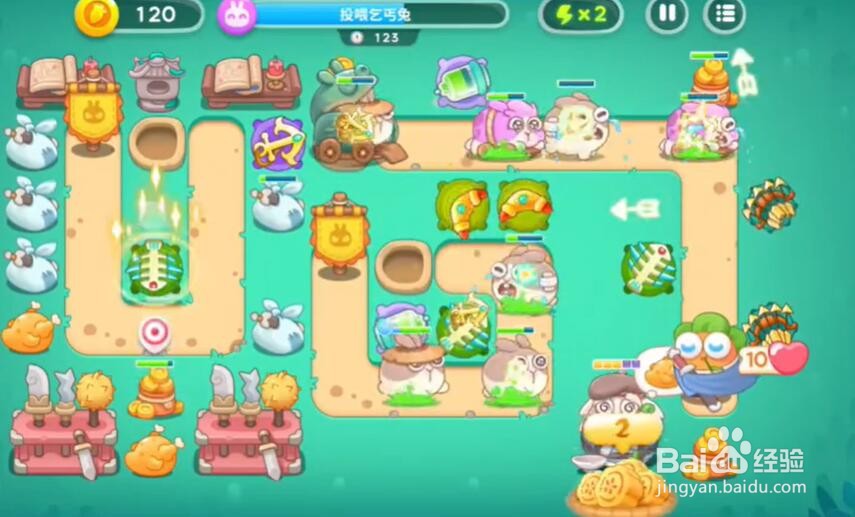 保卫萝卜4喜乐月饼节第12关攻略