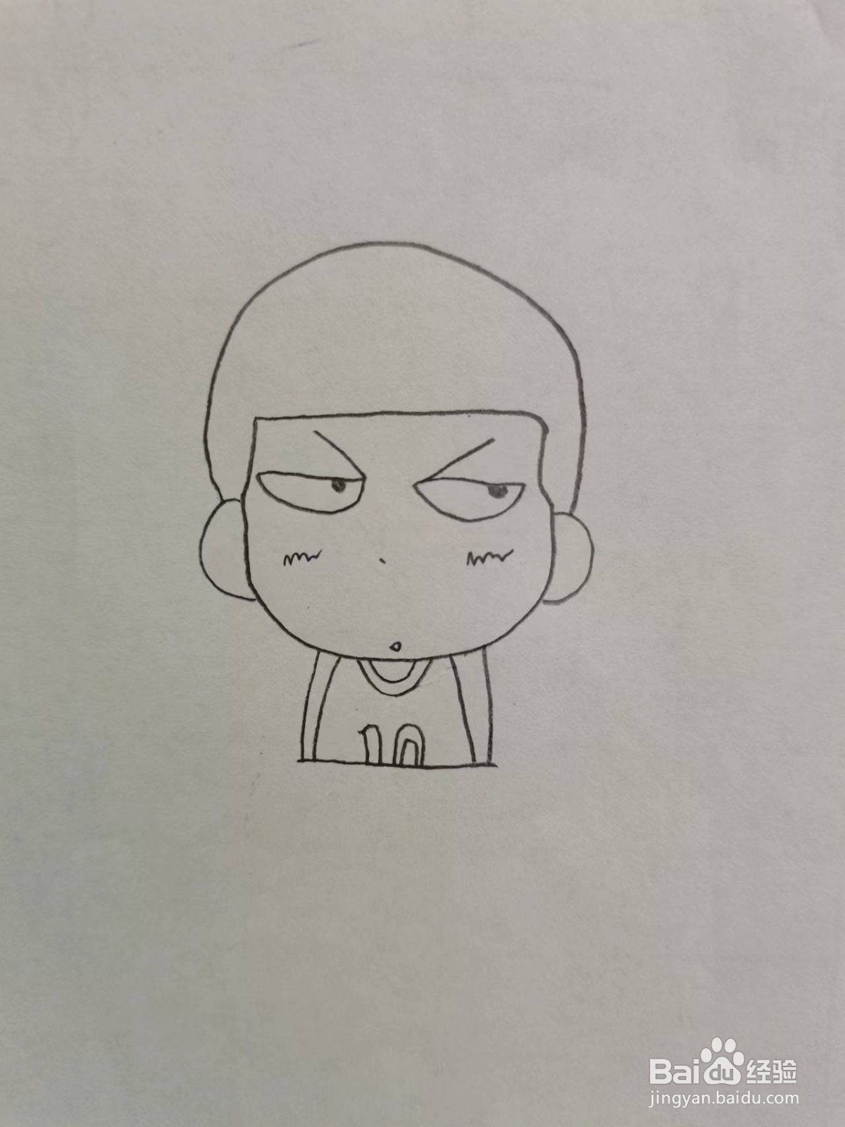 铅笔画Q版樱木花道