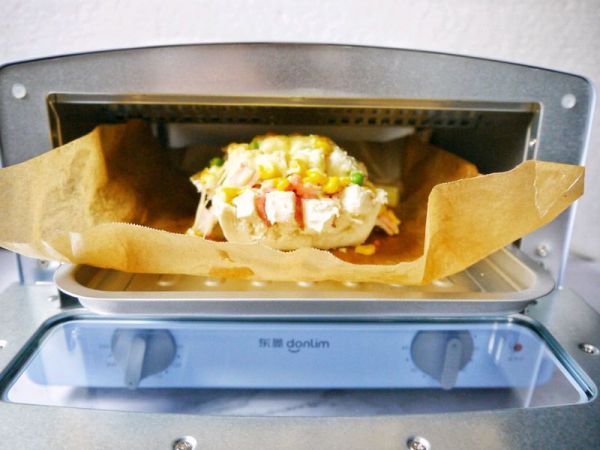 培根芝士烤馒头