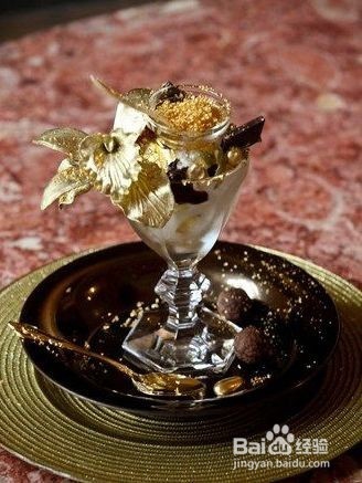 土豪们的奢华黄金美食