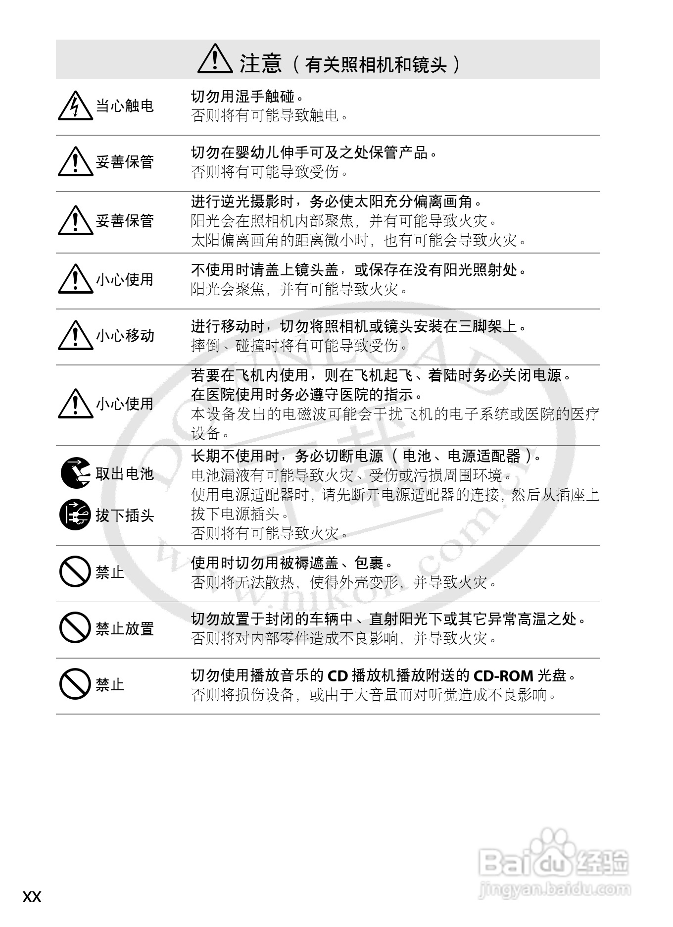 尼康D3S数码相机使用说明书:[3]