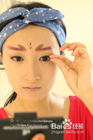 电视剧轩辕剑中魔女如烟是如何化妆的？