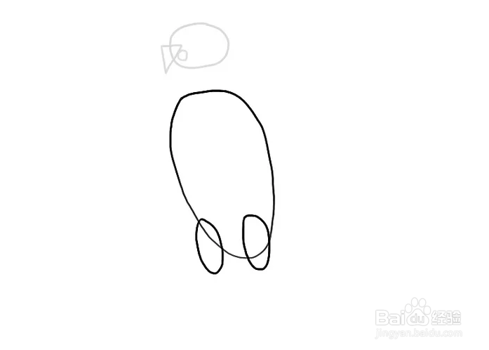 如何画一只卡通老鹰