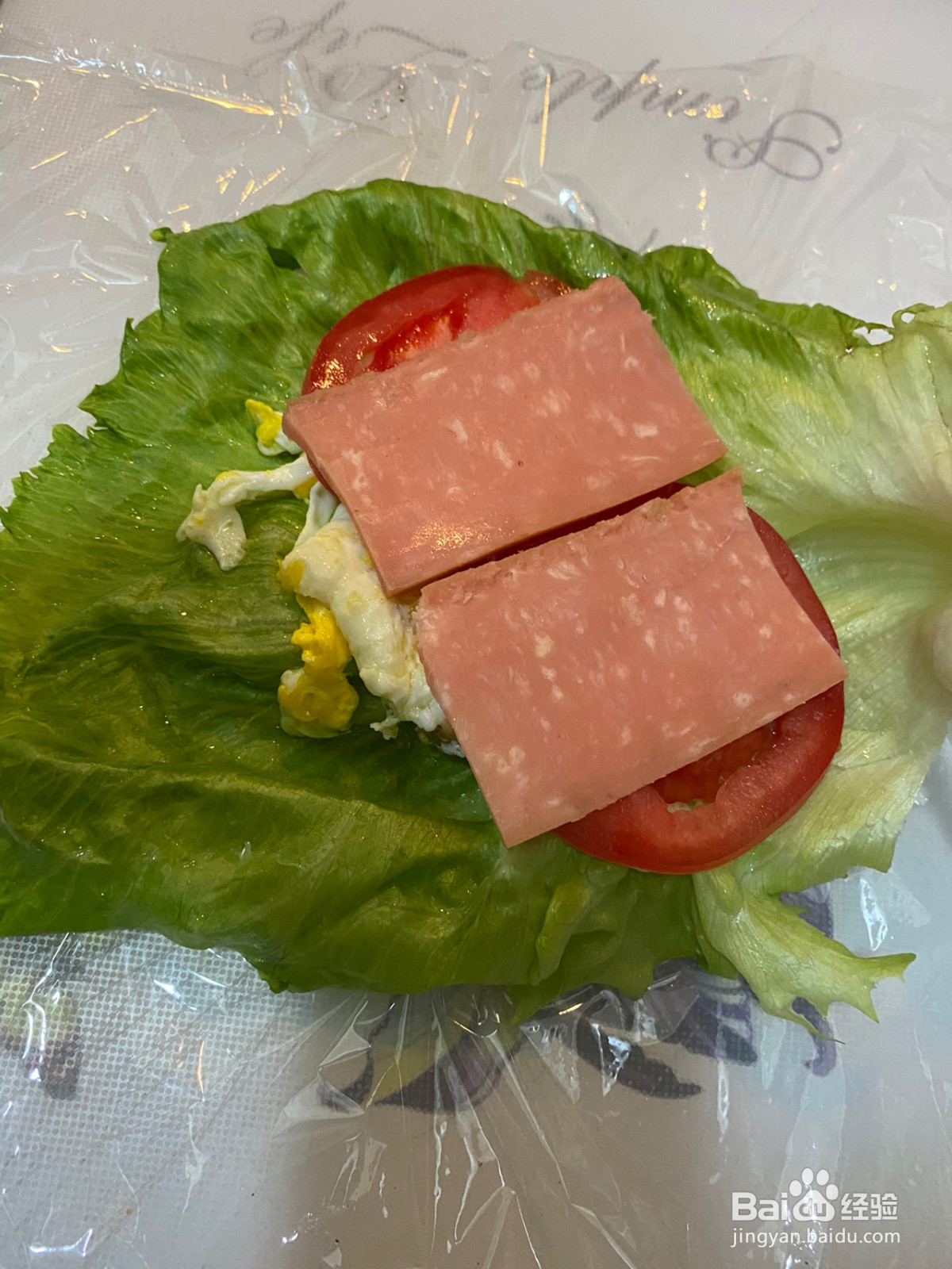 关晓彤生菜三明治的做法