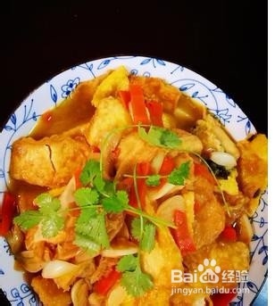 鸡蛋包豆腐的做法