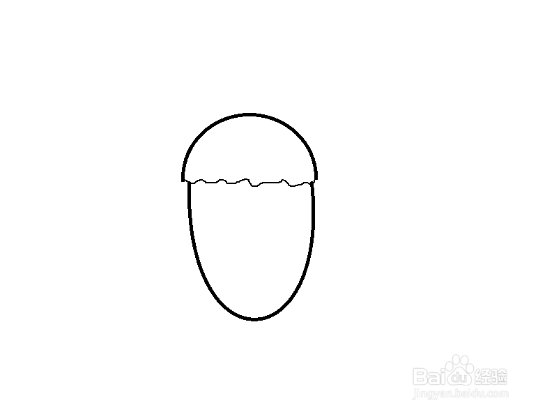 简笔画怎么画橡子果