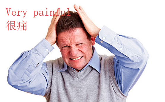 很痛用英语怎么说