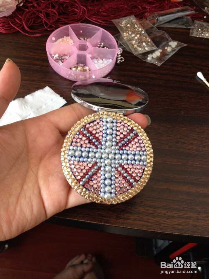 DIY贴钻镜子既简单又好看哟