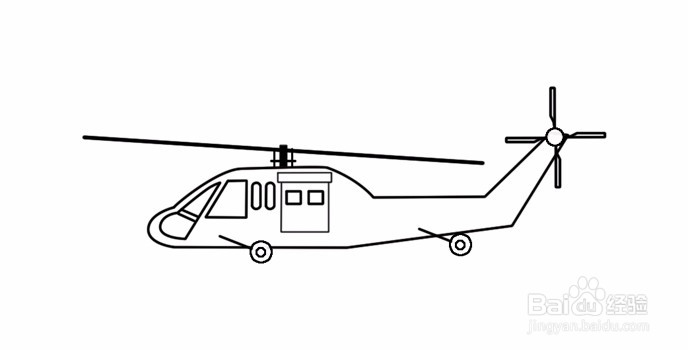 警察直升机简笔画武装图片