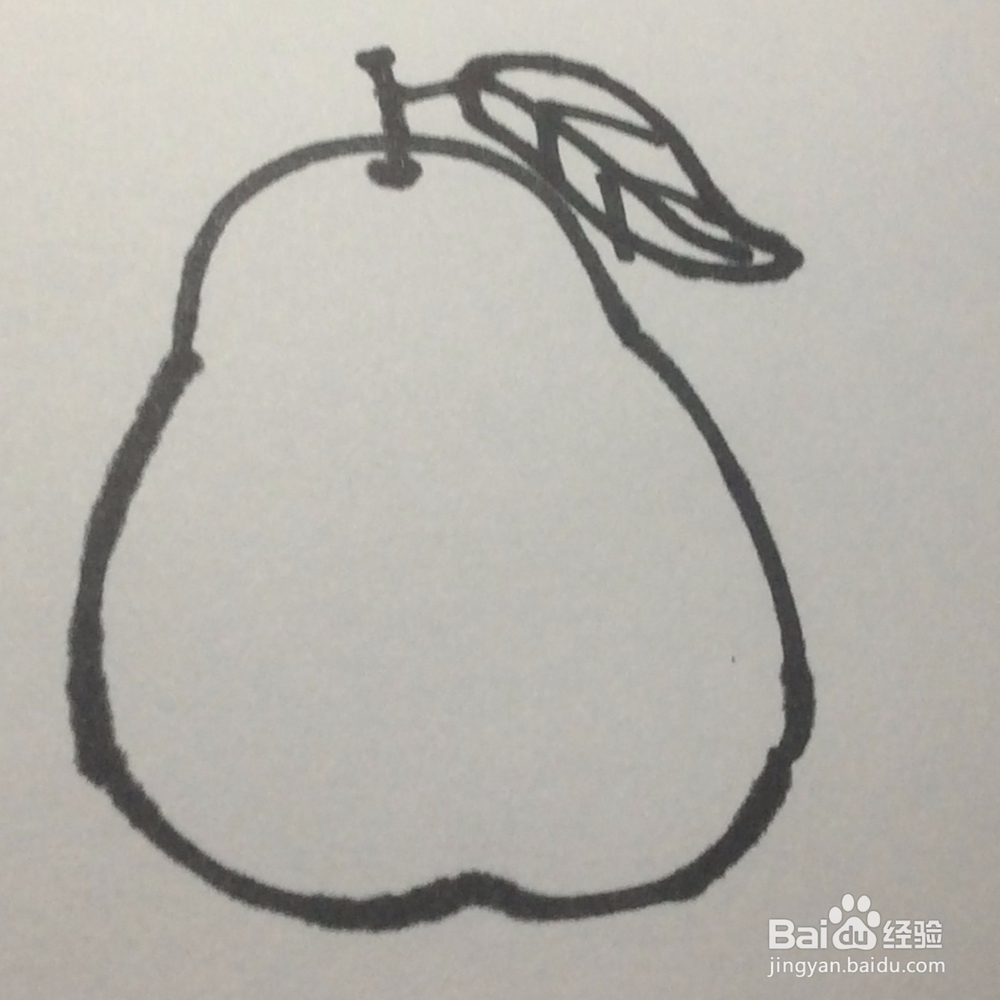 如何画梨？梨的简笔画怎么画呢？