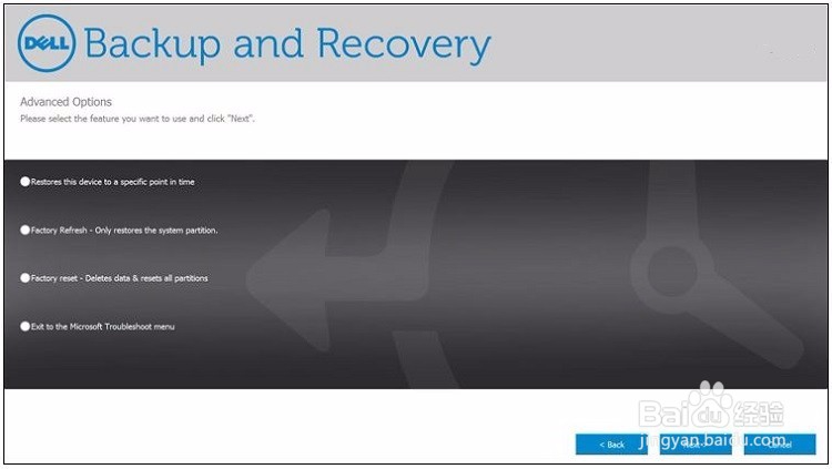 找不到恢复环境时如何恢复出厂系统(DELL)